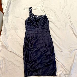 Dark sapphire formal dress
